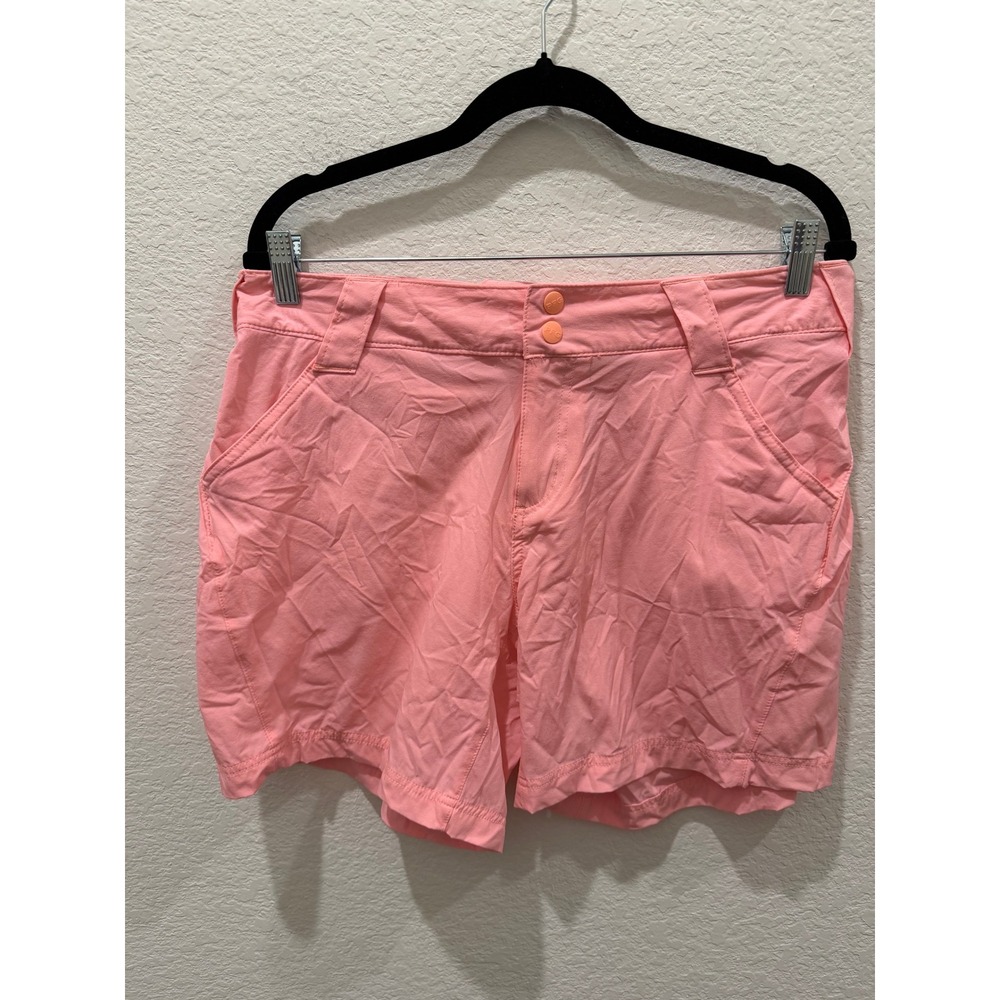 Columbia PFG Pink Outdoor Fishing Shorts Womens Size 12 Coral Performance